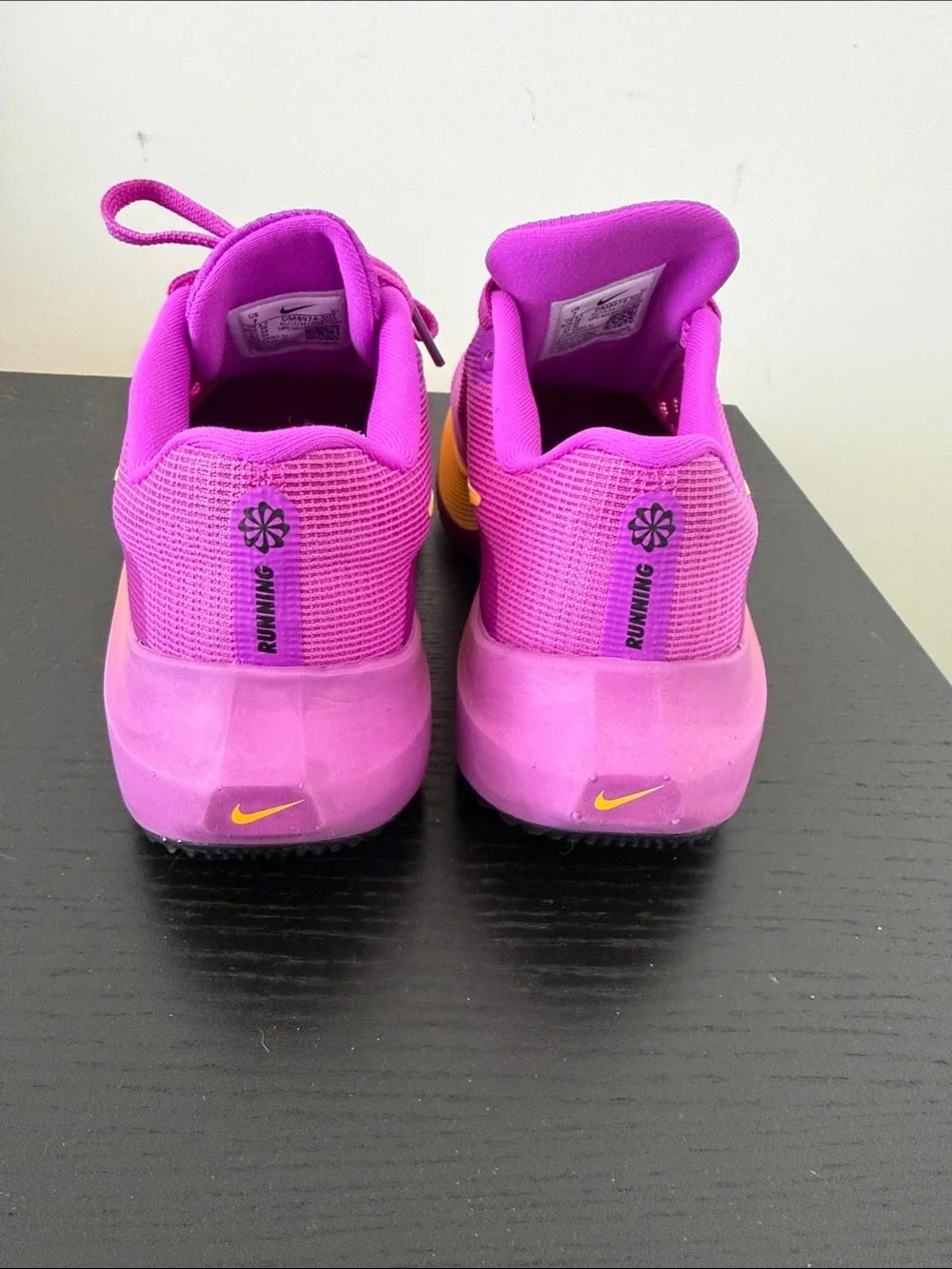 Nike Women's Zoom Fly 5 Running Shoes - Vivid Magenta with Yellow Accent